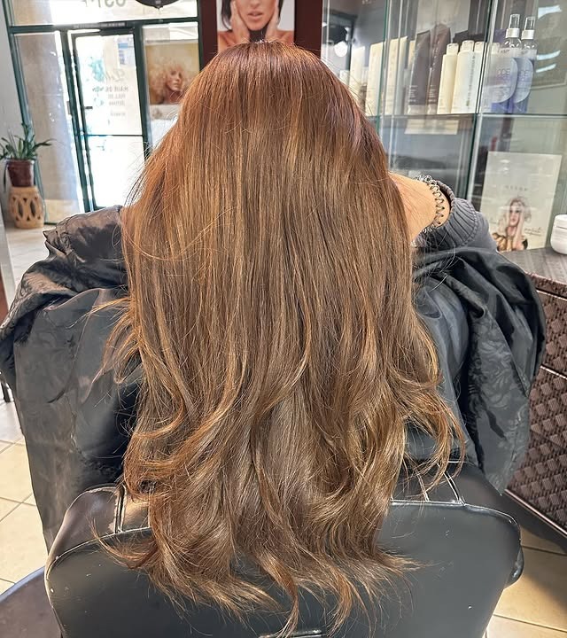 13. Cinnamon Ash Brown Layers - Cinnamon Hair Color