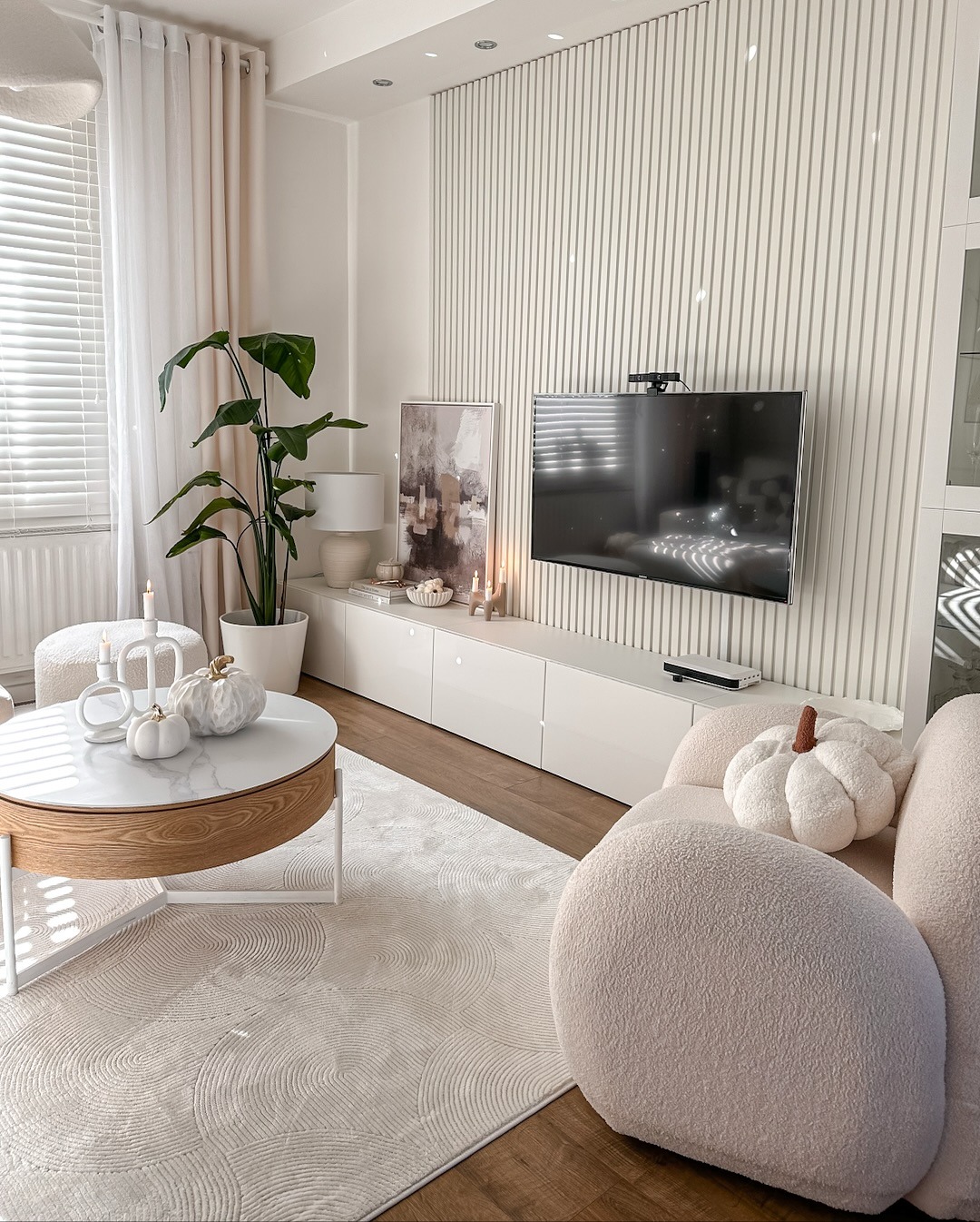 4. Soft Scandinavian Gray with Textured Neutrals - gray living room ideas