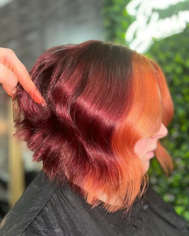 6. Short Jet Black Bob with Sculpted Layers - Layered Bob Hairstyles