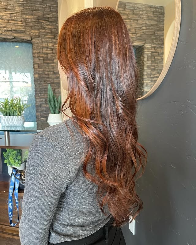 10. Chocolate Brown with Copper Accents - Chocolate Brown Hair with Highlights