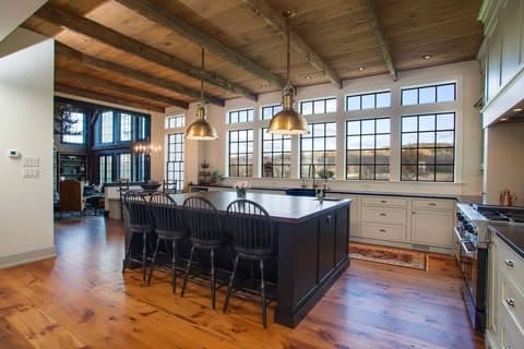 1. Rustic Farmhouse Kitchen with Warm Wood and Soft White - farmhouse kitchen ideas