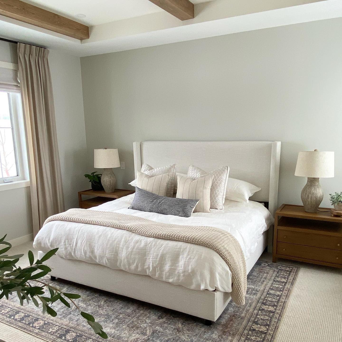 1. Soft Tan Retreat with Natural Wood Accents - tan bedroom ideas