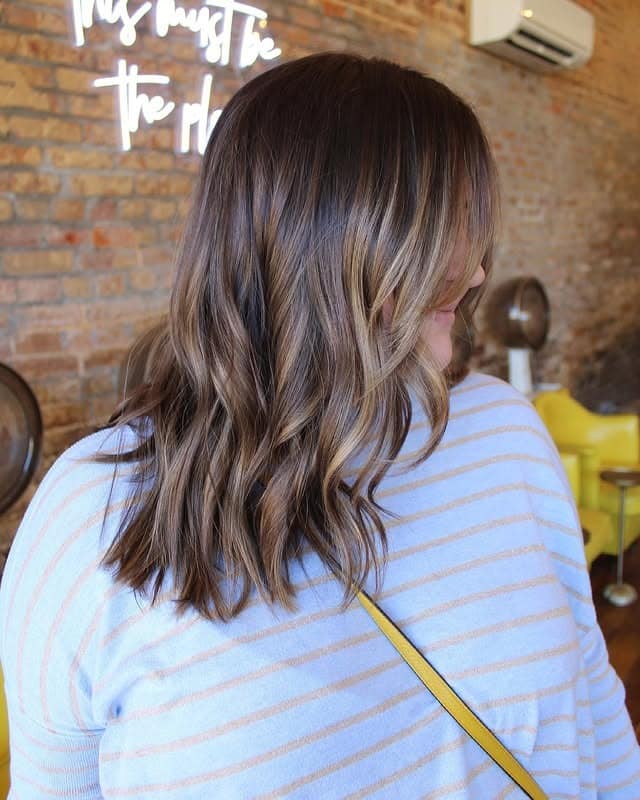 5. Subtle Waves with Cool Ash Brown - Medium-Length Hairstyles