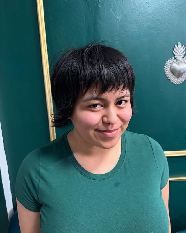 15. Natural Black Textured Pixie Bob - Pixie Bob Haircuts