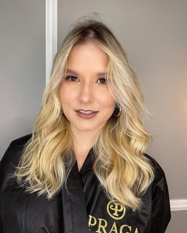 3. Classic Golden Blonde with Face Framing Layers - Golden Blonde Hair Color