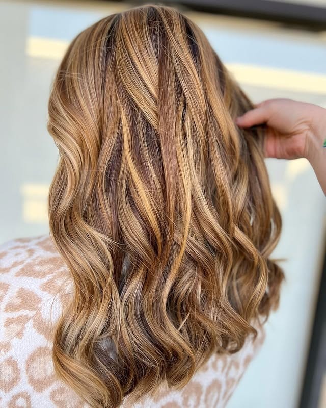 11. Golden Blonde Ribbon Waves - Golden Blonde Hair Color