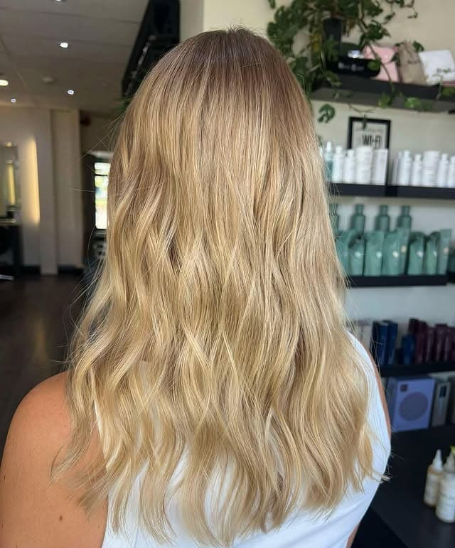12. Soft Golden Blonde Melt - Golden Blonde Hair Color