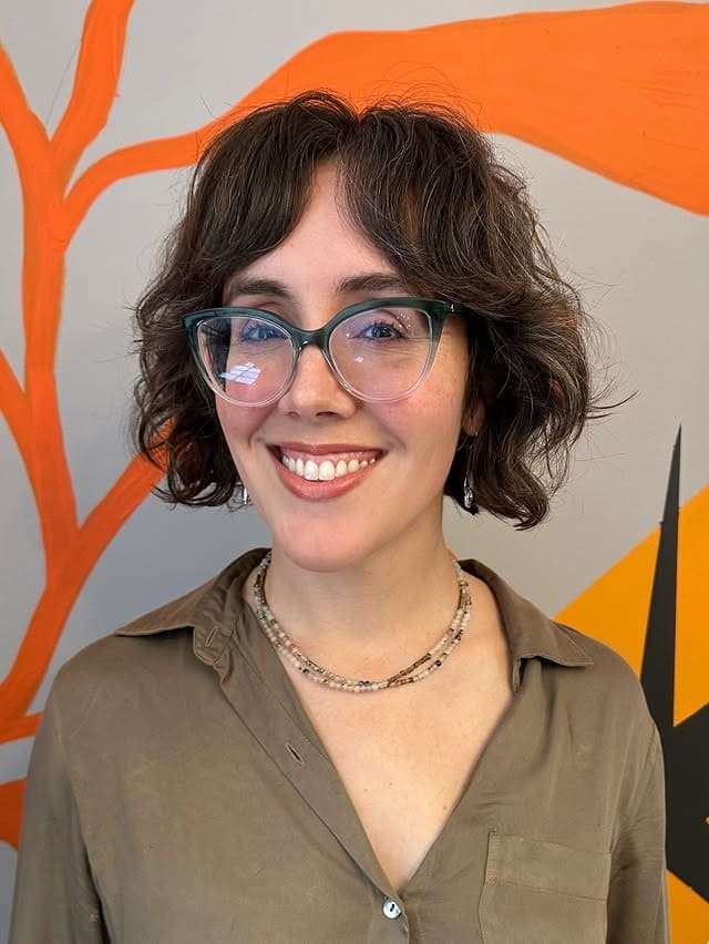 12. Wavy Dark Chestnut French Bob with Curtain Fringe - French Bob Hair