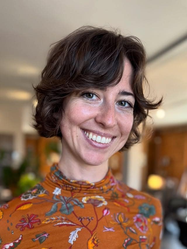 21. Soft Chocolate Brown French Bob with Layered Volume - French Bob Hair