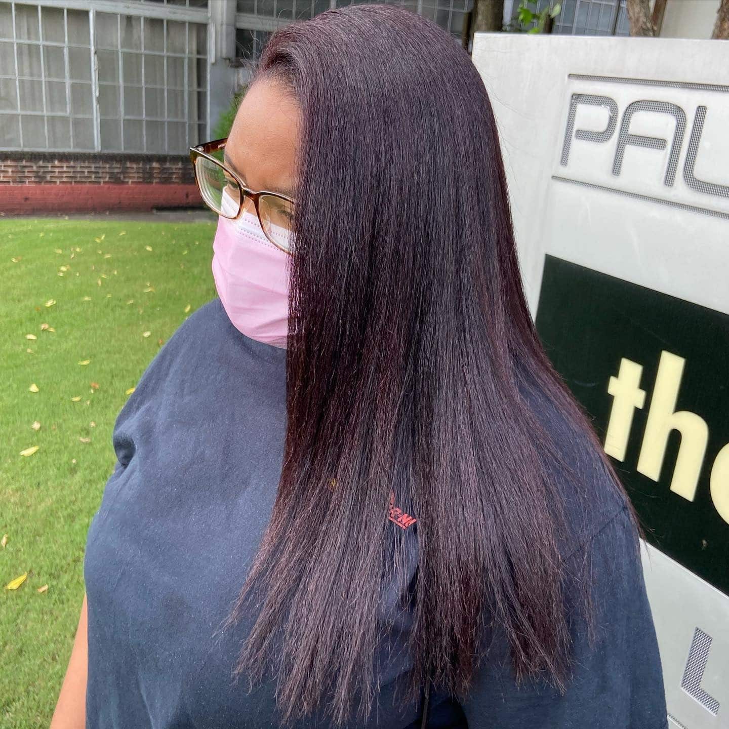 8. Subtle Burgundy Tint on Deep Brunette - Dark Burgundy Hair Color