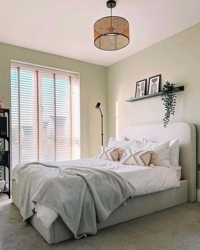 1. Soft Sage and Warm Neutrals Retreat - spare bedroom ideas