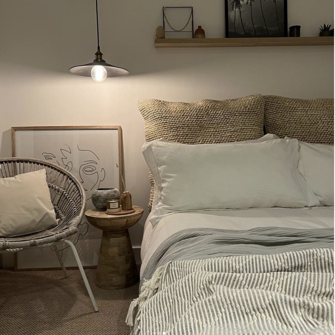 18. Earthy Neutrals with Woven Textures - spare bedroom ideas