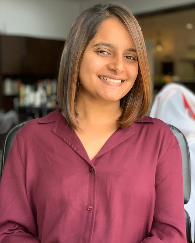 15. Warm Chestnut Straight Long Bob - Medium Bob Haircuts