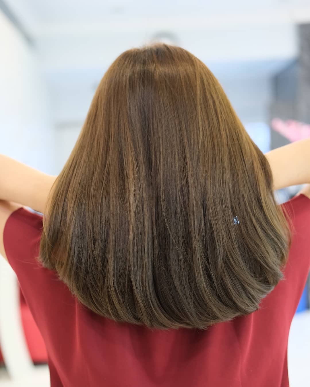 17. Soft Cocoa Rounded Bob - Medium Bob Haircuts