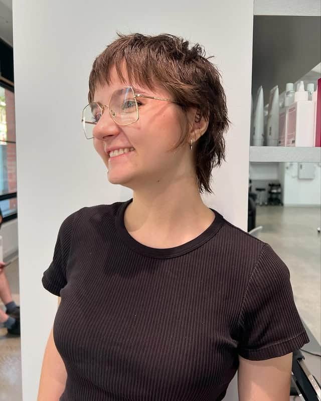 22. Light Chestnut Textured Shag Pixie - Shaggy Pixie Haircut