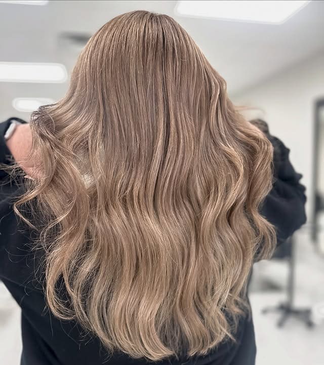 15. Soft Voluminous Waves in Mushroom Light Ash Brown - Light Ash Brown Hair Color