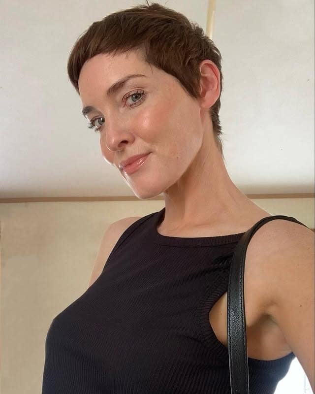 3. Ultra-Short Brunette Crop - Pixie Haircuts