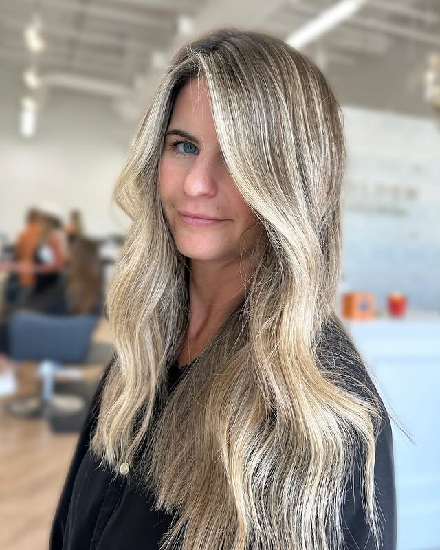 3. Cool Champagne Blonde with Face-Framing Layers - Fall Blonde Hair Color