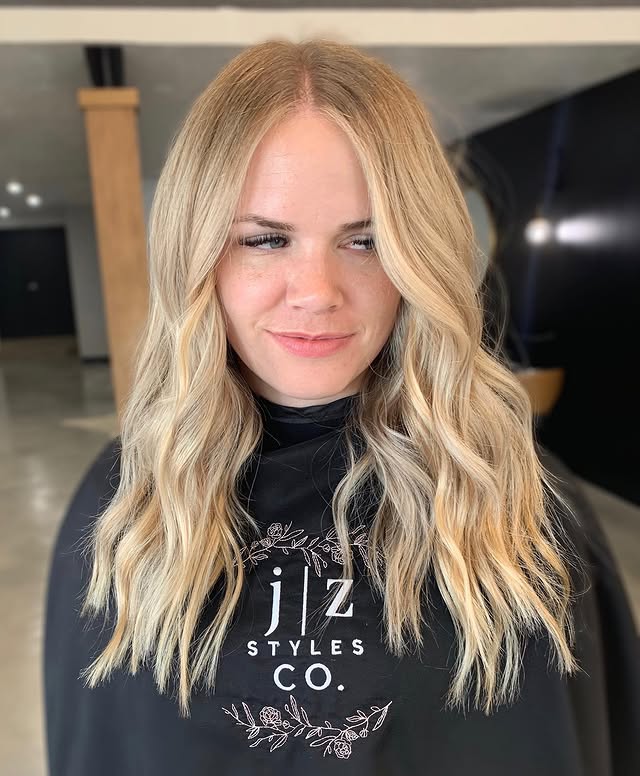 5. Golden Butter Blonde with Root Melt - Fall Blonde Hair Color