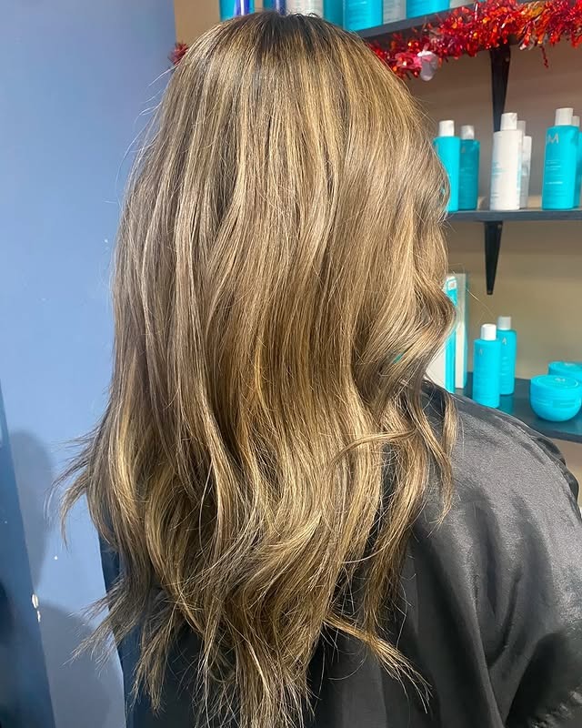 7. Sandy Blonde Dimensional Balayage - Light Hair Color