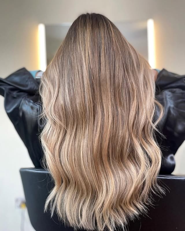 22. Honey Beige Blonde Dimensional Waves - Light Hair Color