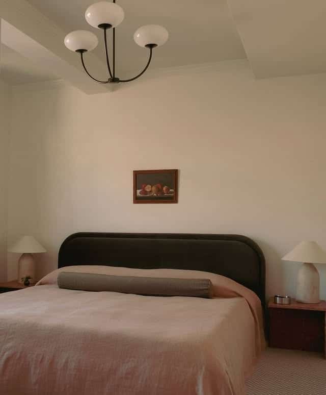 6. Understated Earth Tone Bedroom with Warm Beige and Soft Brown - earth tones bedroom ideas