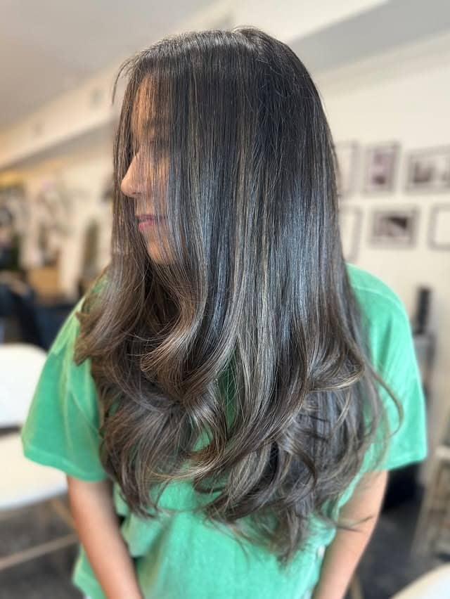 4. Cool Ash Brunette Layers - Brunette Hair Color