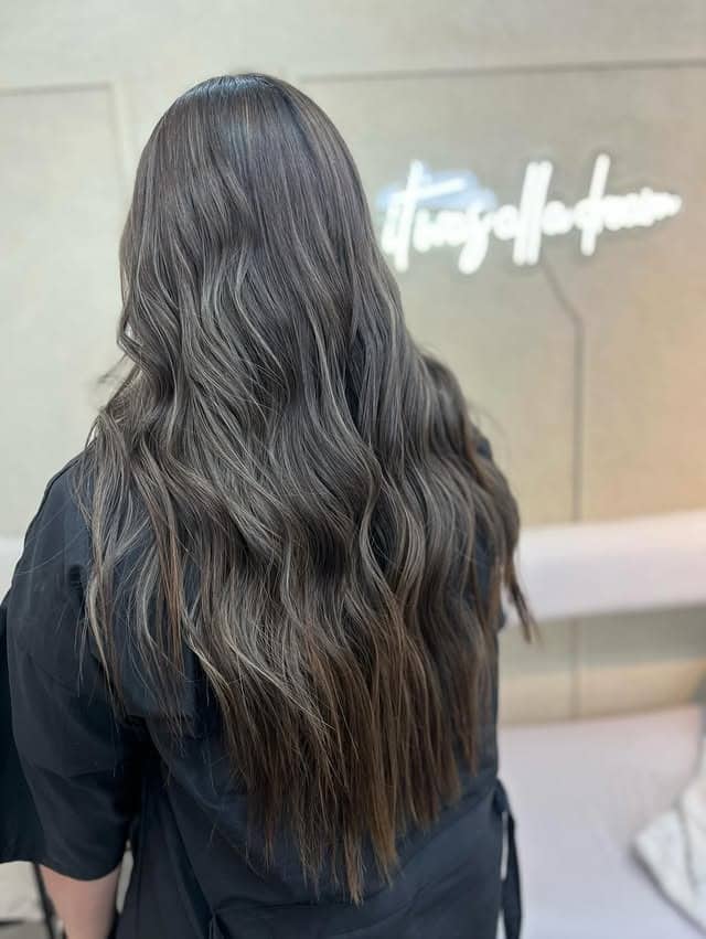 6. Dimensional Cool Brunette Beach Waves - Brunette Hair Color