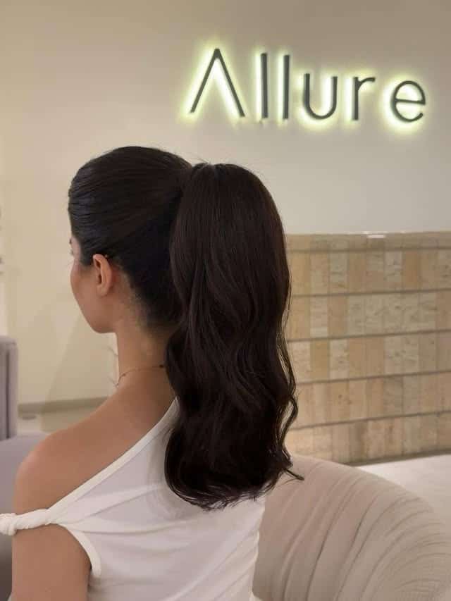 19. High Polished Ponytail with Deep Espresso Brown - Ponytail Hairstyles