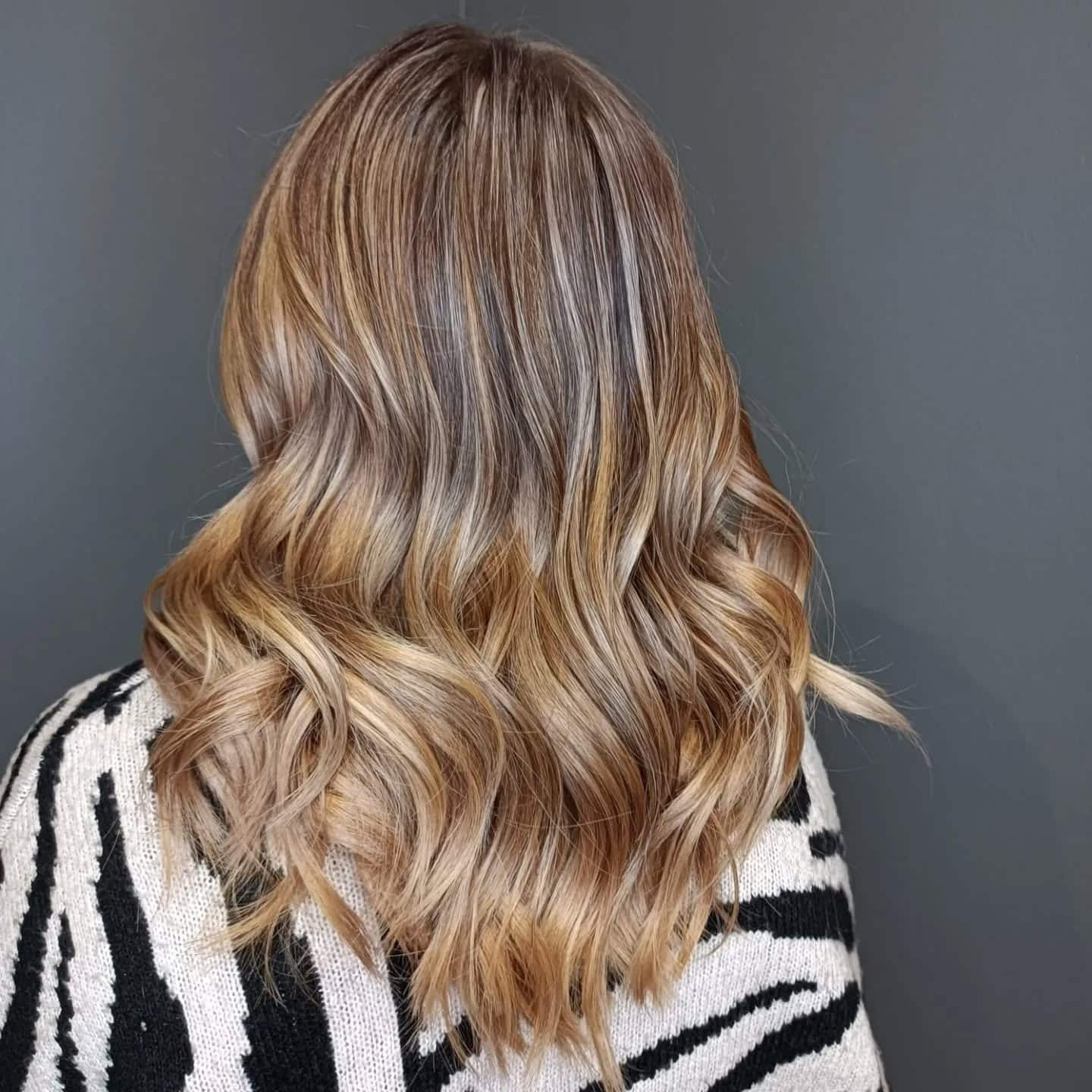 5. Golden Sandy Blonde Dimensional Waves - Sandy Hair Color