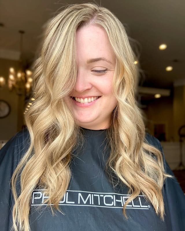 2. Creamy Warm Blonde with Face-Framing Layers - Warm Blonde Hair Color