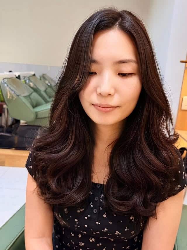 6. Natural Body Wave Perm in Deep Black - Perm Hairstyles