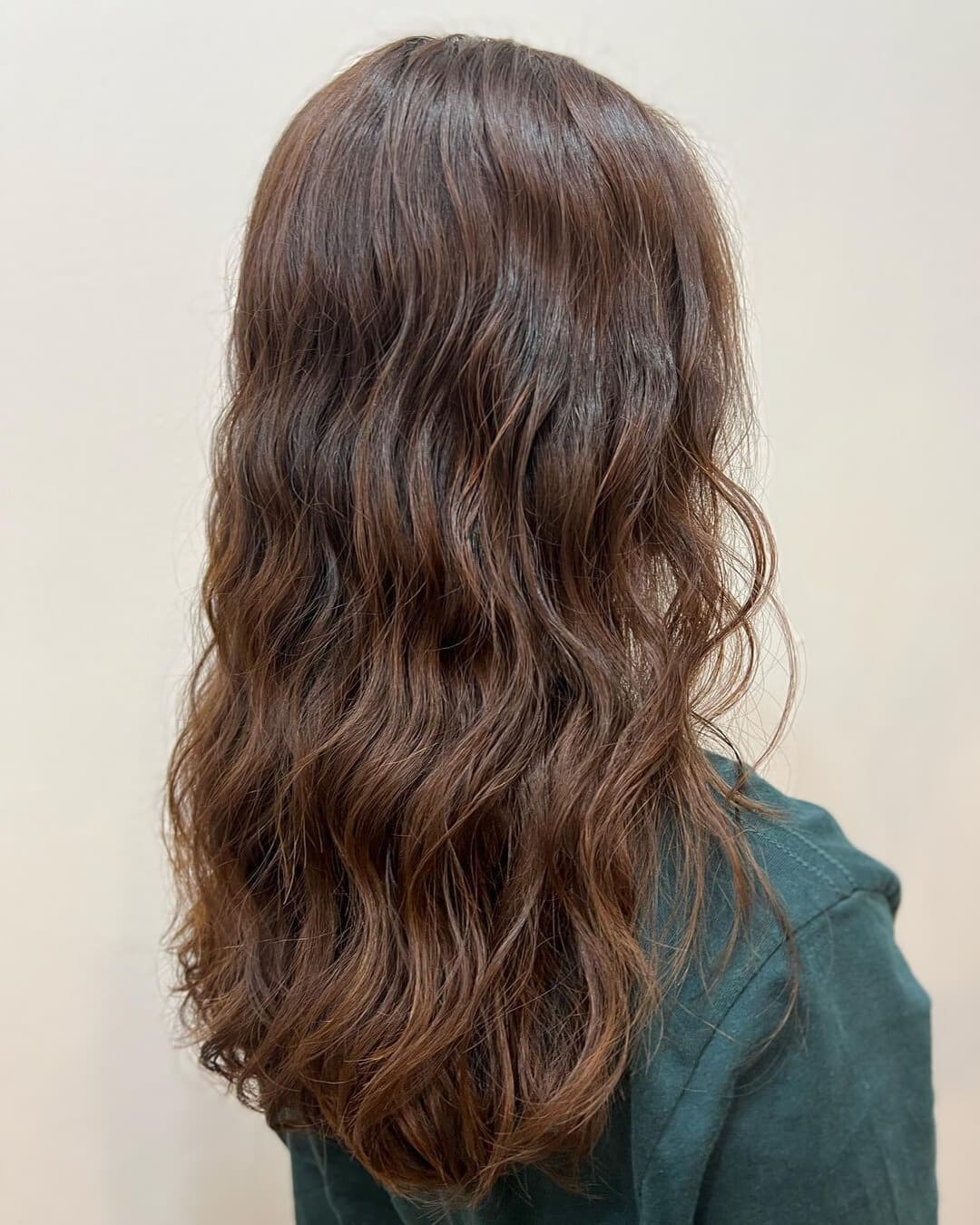 13. Natural Wave Perm with Medium Chocolate Brown - Perm Hairstyles