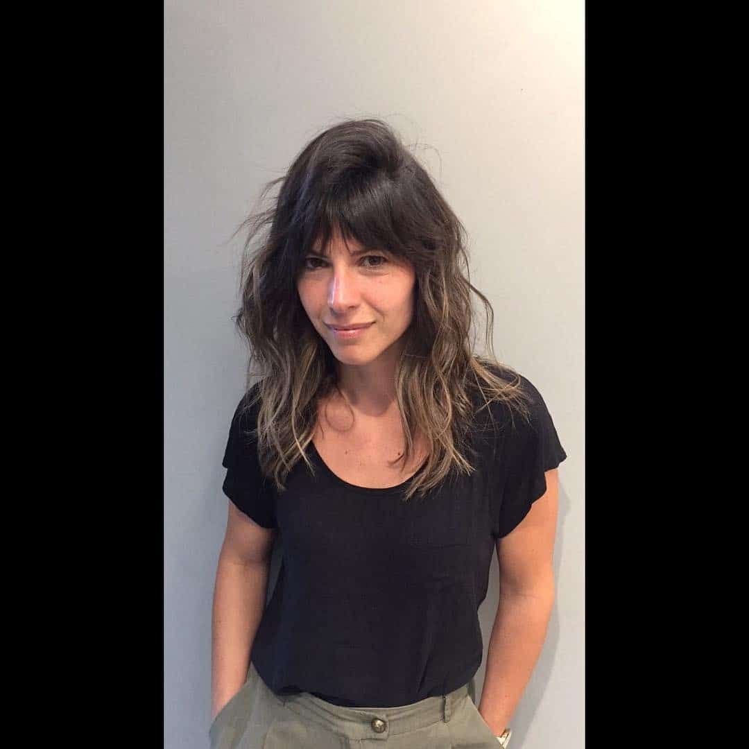 13. Messy Layered Shag with Soft Brunette Balayage - Messy Haircut For Women
