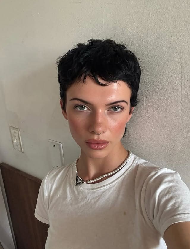 9. Piecey Pixie in Dark Espresso - Layered Pixie Haircuts