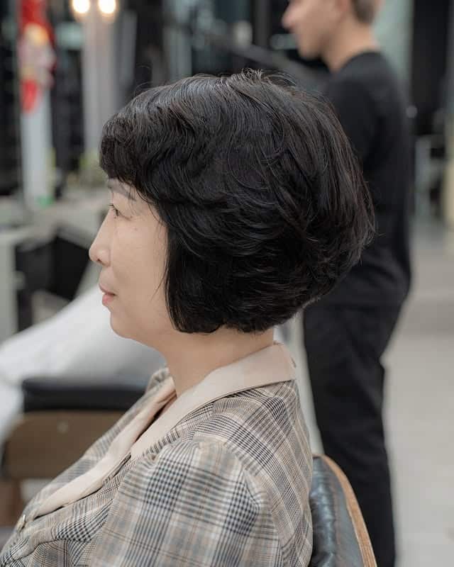 2. Classic Short Layered Bob in Deep Brunette - Hippie Haircuts