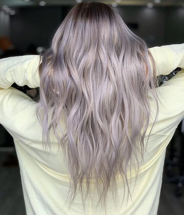 5. Platinum Lavender Blend - Silver Lavender Hair Color