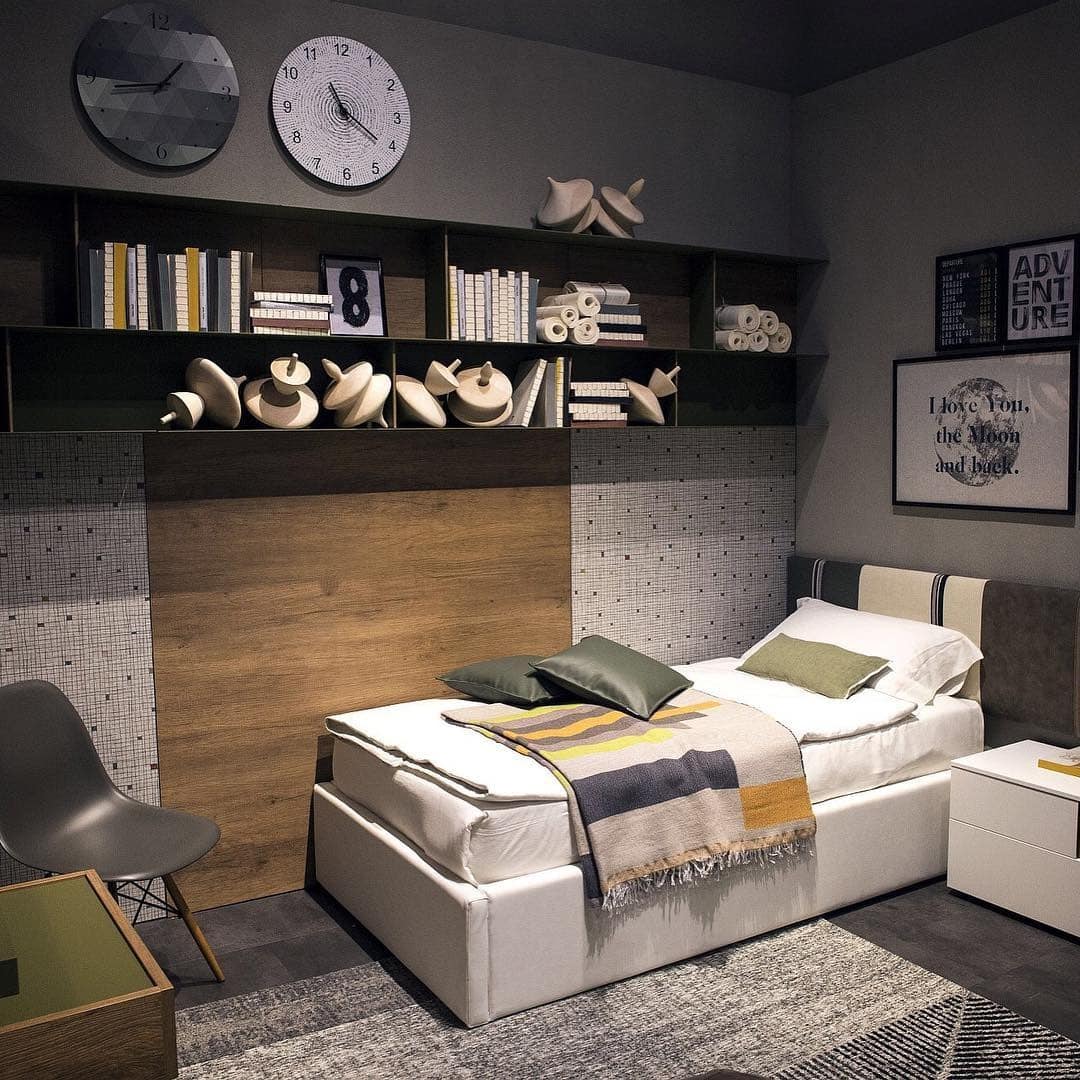 7. Smart Storage Wall for Functional Small Spaces - small bedroom ideas