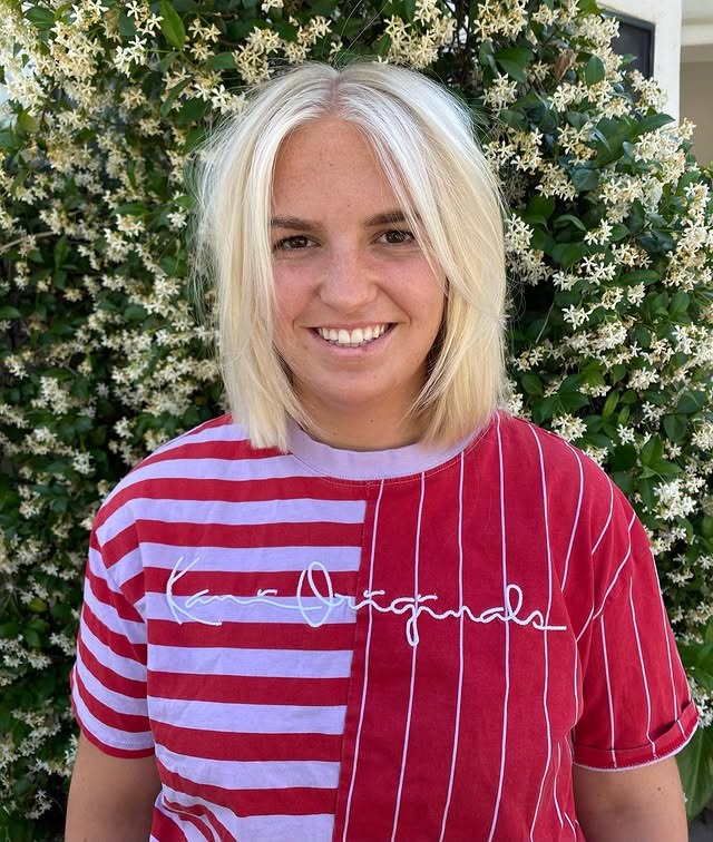 7. Soft Blunt Lob with Neutral Blonde Blend - Short Blunt Cut