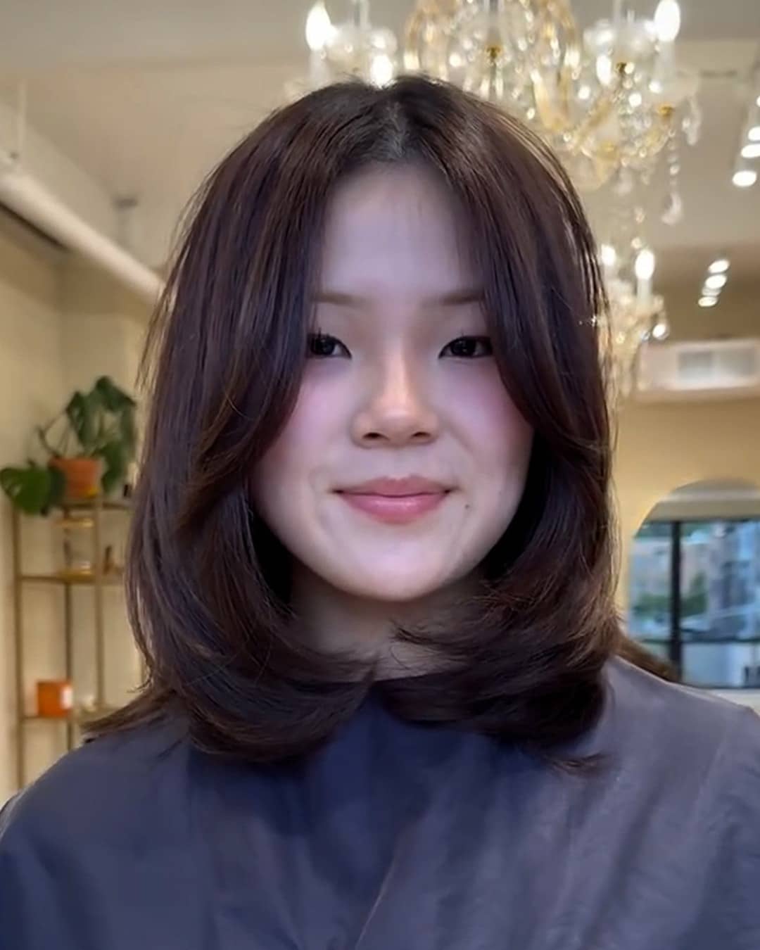 22. Polished Dark Espresso Long Layered Bob with Face-Framing Layers - Long Layered Bob