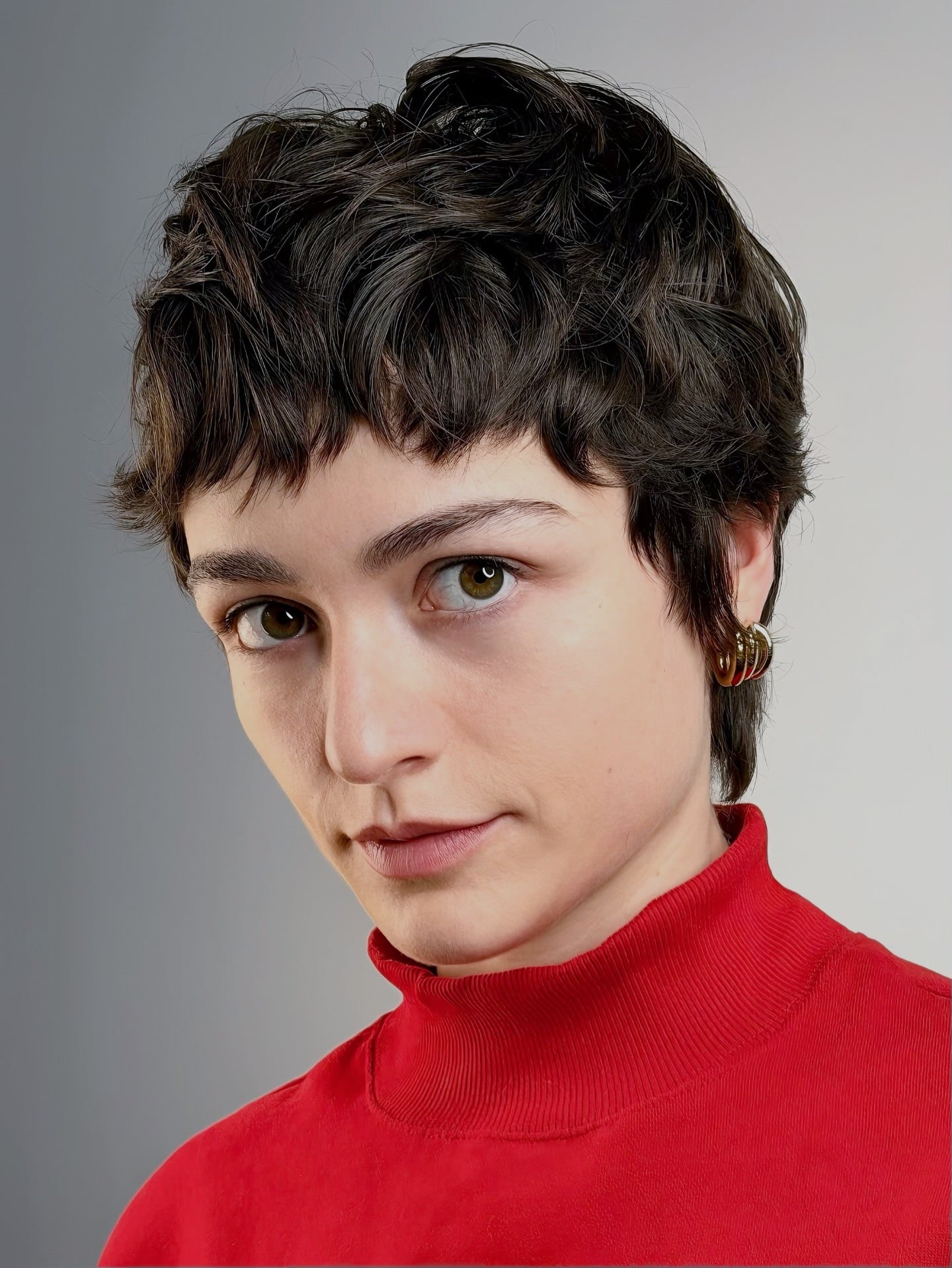 4. Choppy Dark Brown Micro Pixie - Wispy Pixie Hairstyles