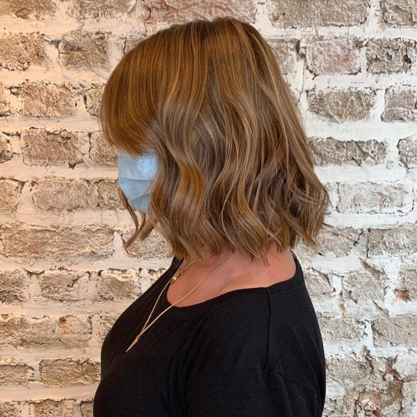 4. Warm Honey Balayage Tousled Bob - Tousled Bob Haircut