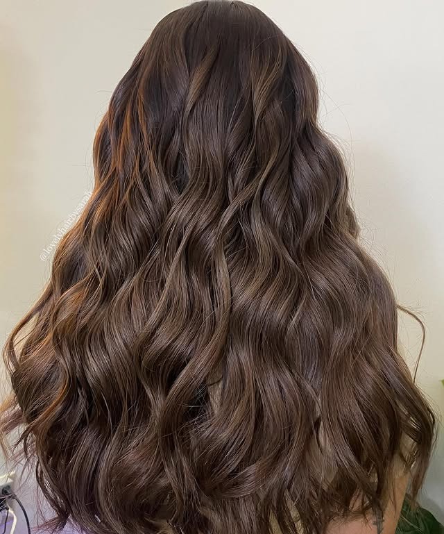 6. Deep Sandy Brown with Caramel Accents - Sandy Brown Hair Color