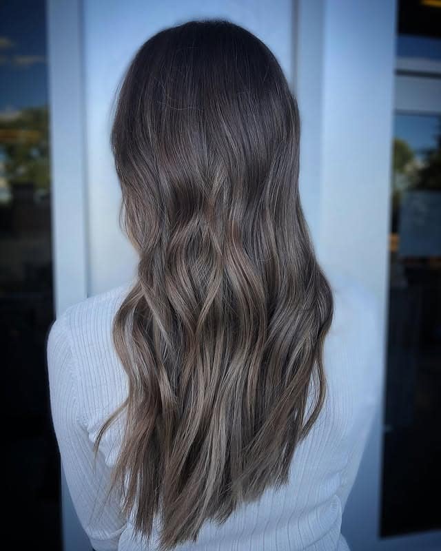 7. Cool Sandy Brown Long Waves - Sandy Brown Hair Color