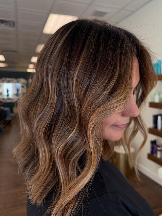 13. Sandy Brown Face-Framing Balayage - Sandy Brown Hair Color