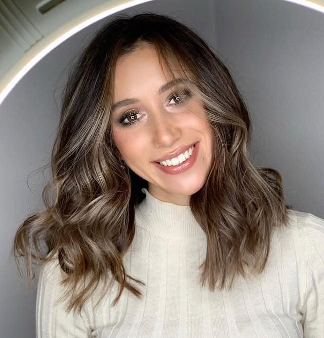 18. Sandy Brown Soft Glam Waves - Sandy Brown Hair Color