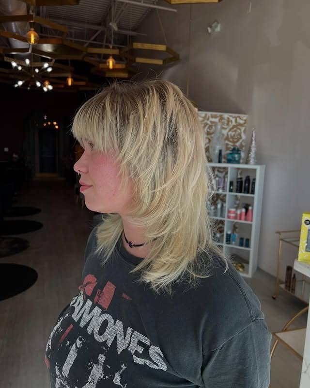 1. Soft Blonde Wolf Cut with Feathered Layers - Wolf Haircut