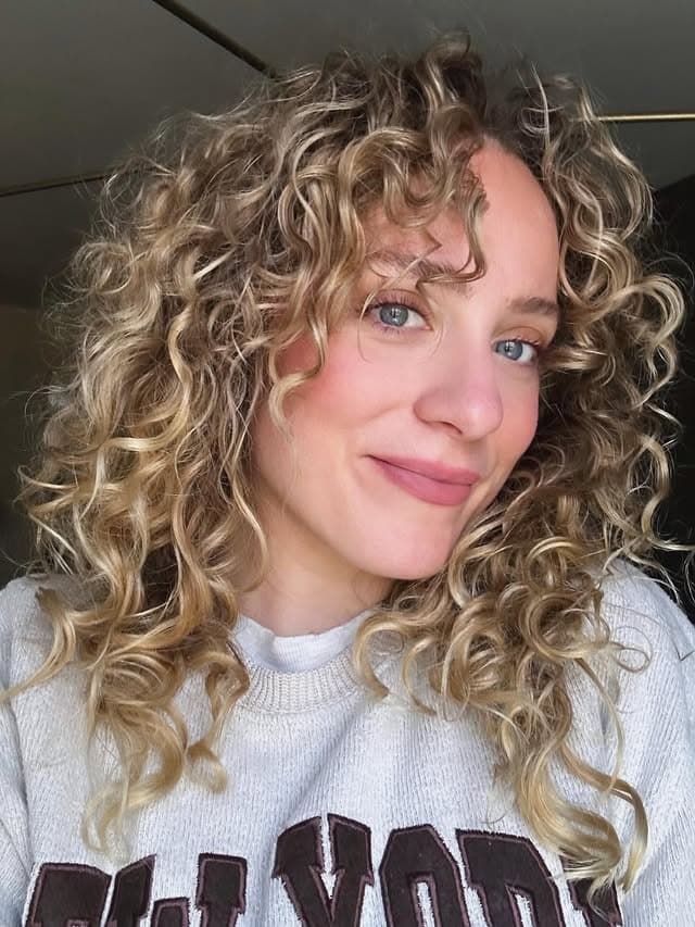 2. Soft Blonde Curly Wolf Shag - Curly Wolf Haircut