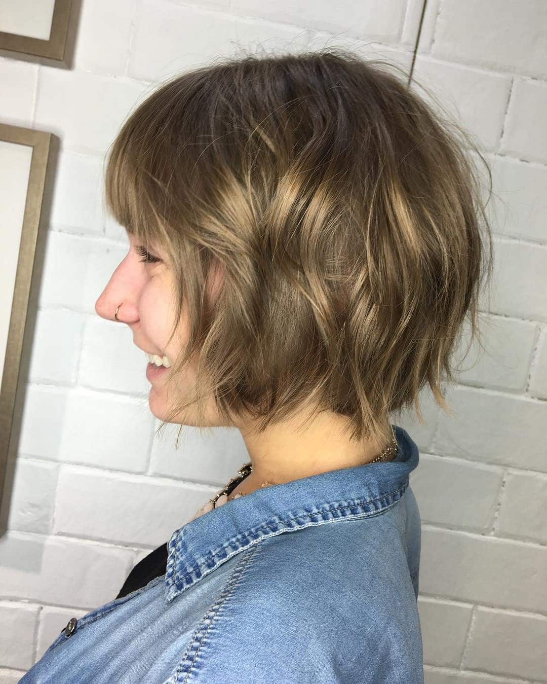 8. Tousled Sandy Blonde Wispy Bob - Wispy Bob Hairstyles