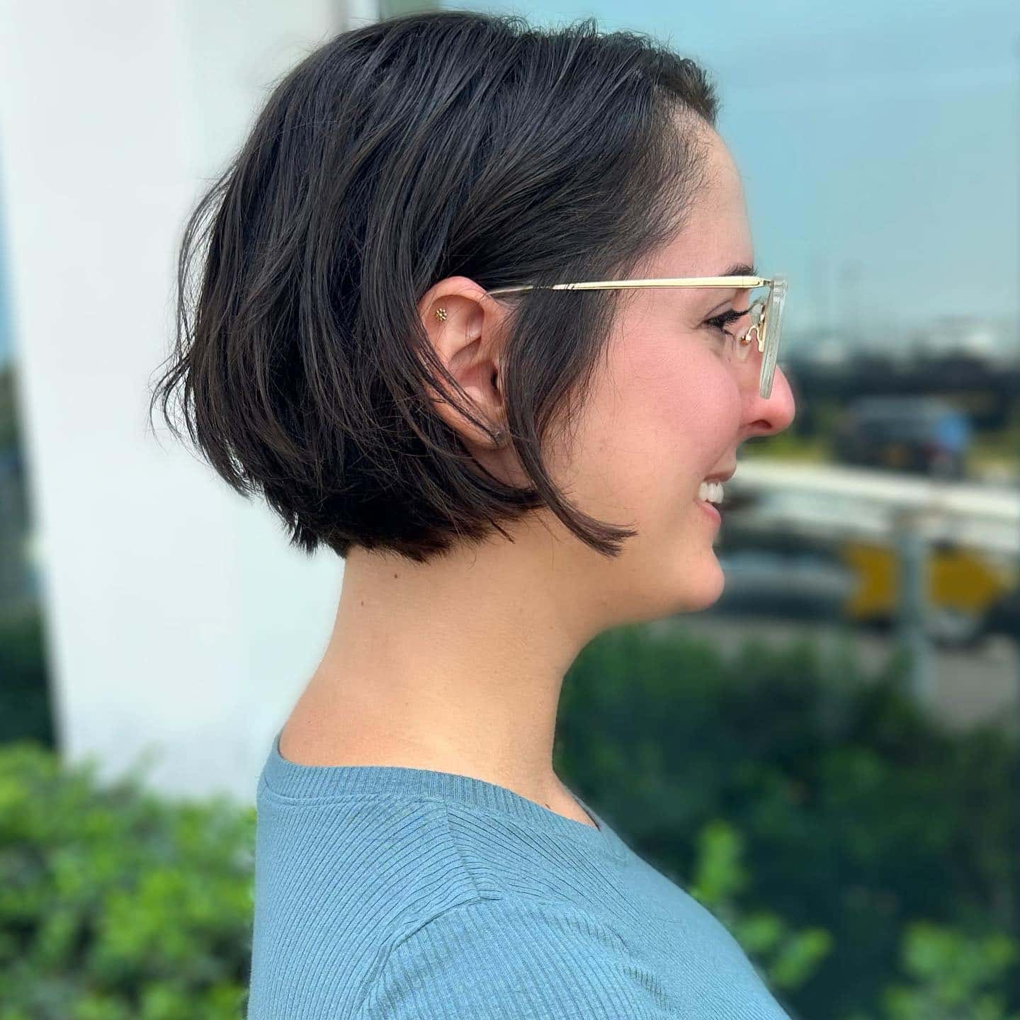 9. Undercut Espresso Wispy Bob - Wispy Bob Hairstyles